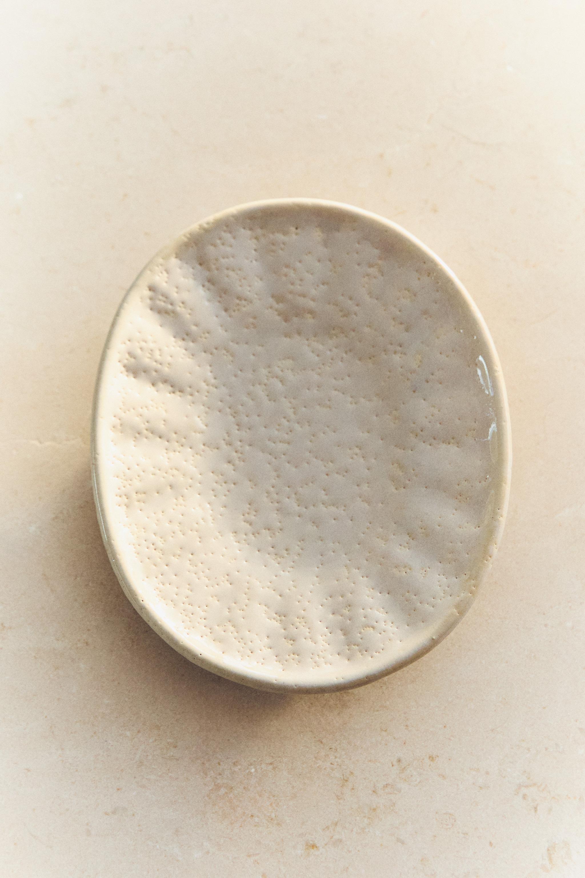 PORTE-SAVON SALLE DE BAIN CÉRAMIQUE RUSTIQUE
